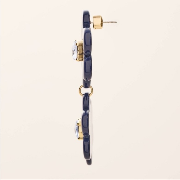 kate spade new york x Target - Blue Floral Linear Earrings Limited Edition - Picture 2 of 6